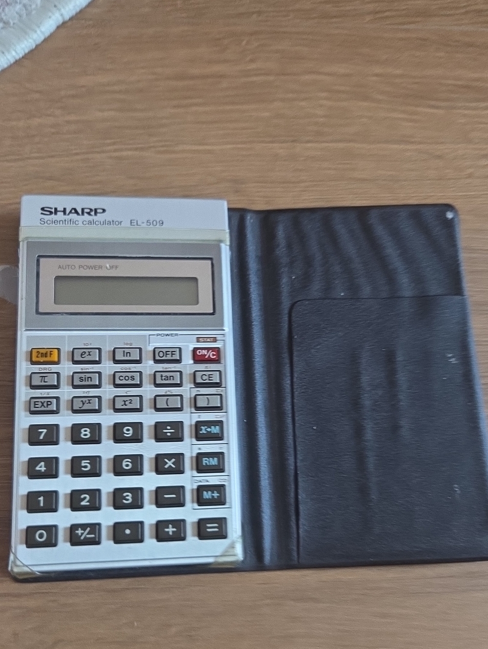 Sharp EL-509 Scientific Calculator in Silver with Black Case